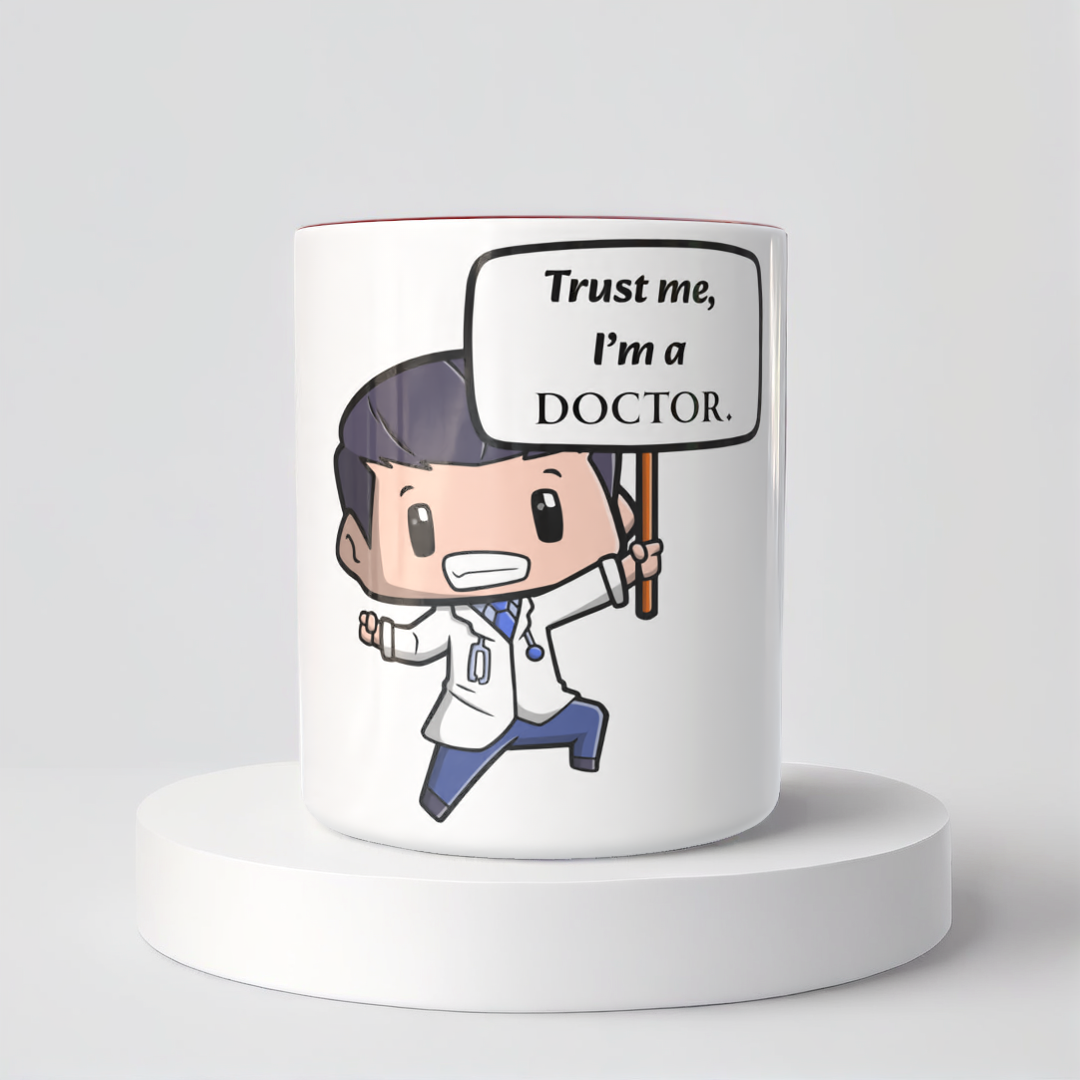 Śmieszny Kubek Dla Medyków - Trust me, im a doctor