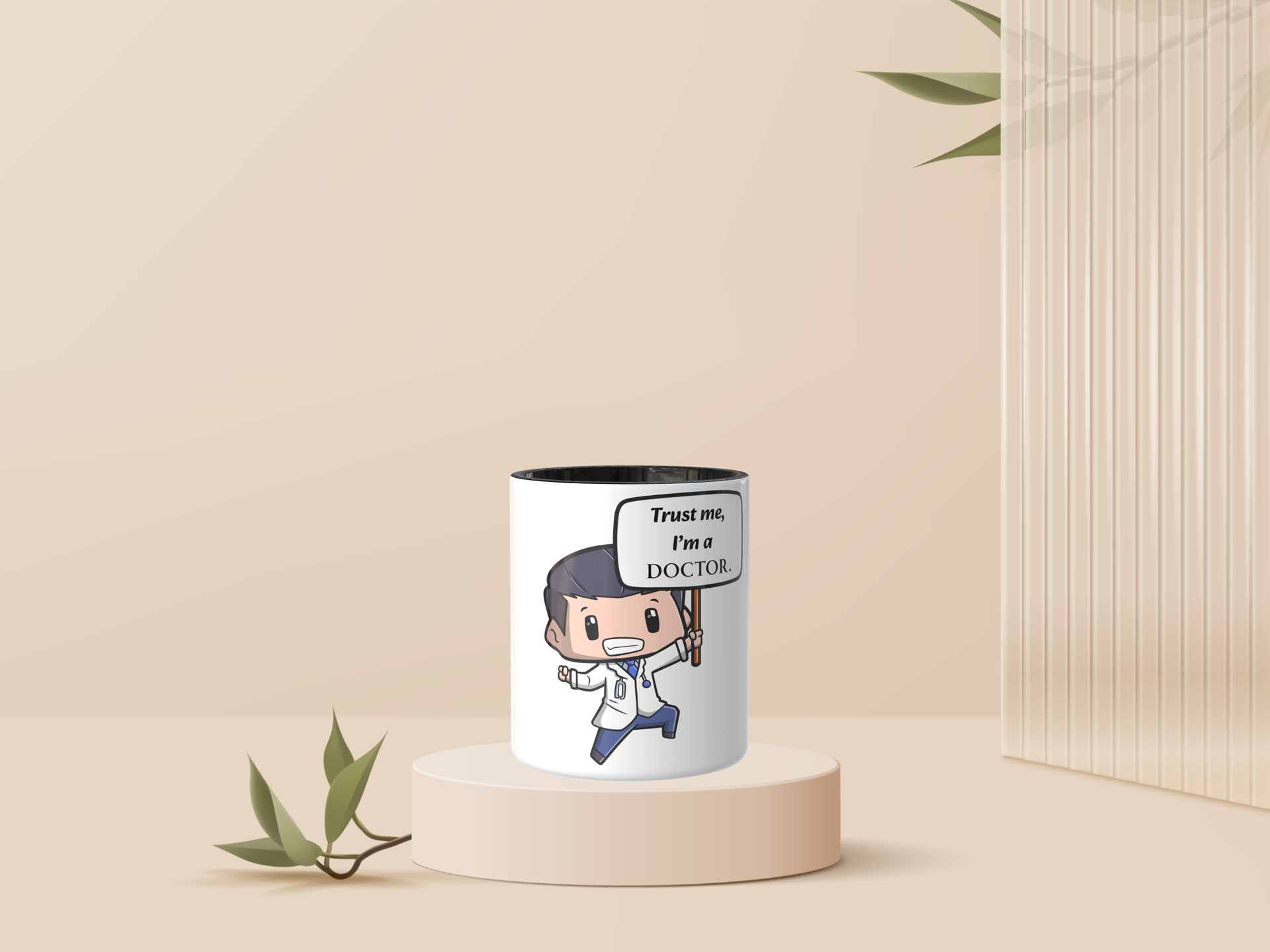 Śmieszny Kubek Dla Medyków - Trust me, im a doctor