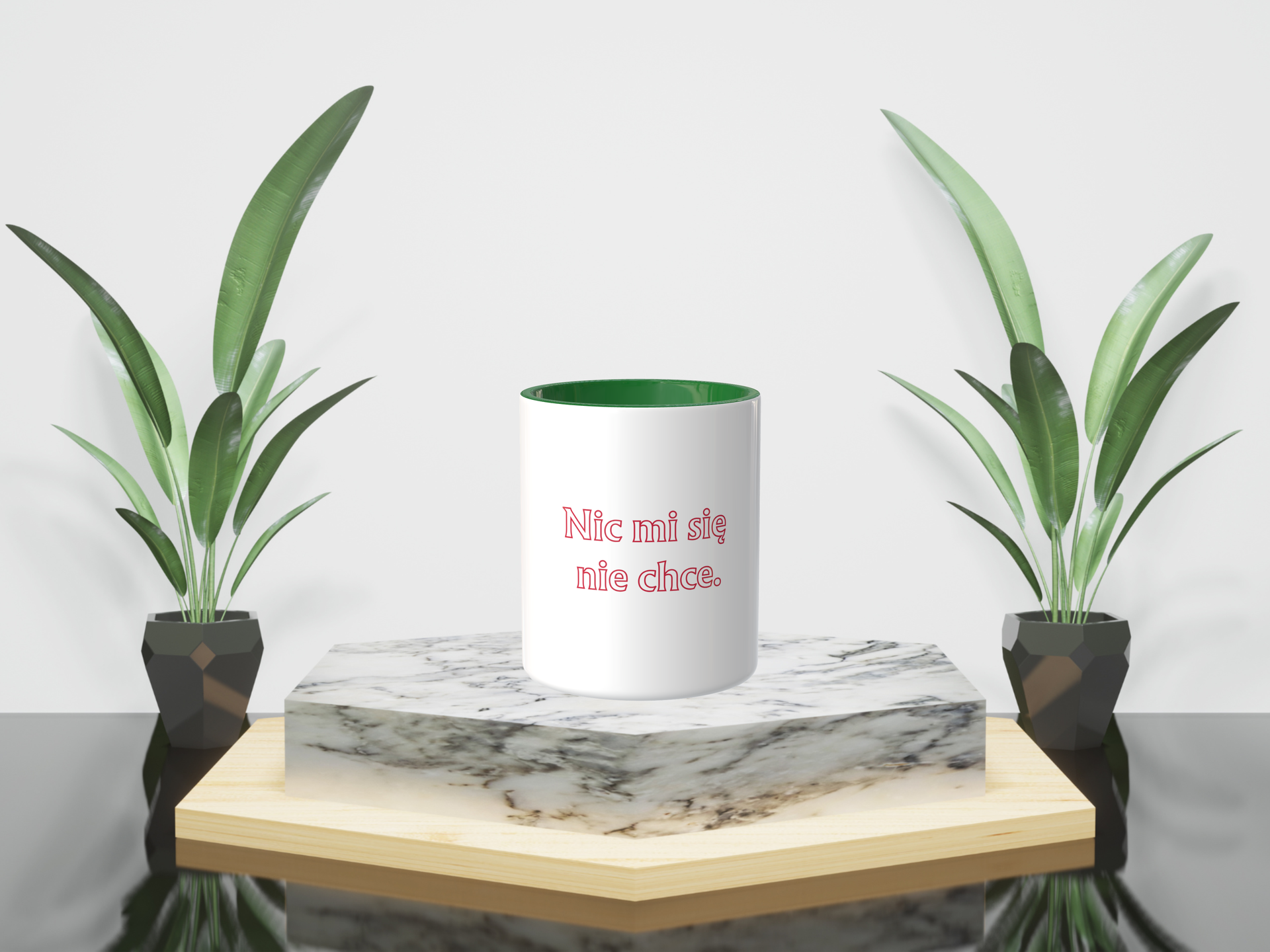 Śmieszny Kubek Niegrzeczne - Nic mi się nie chce