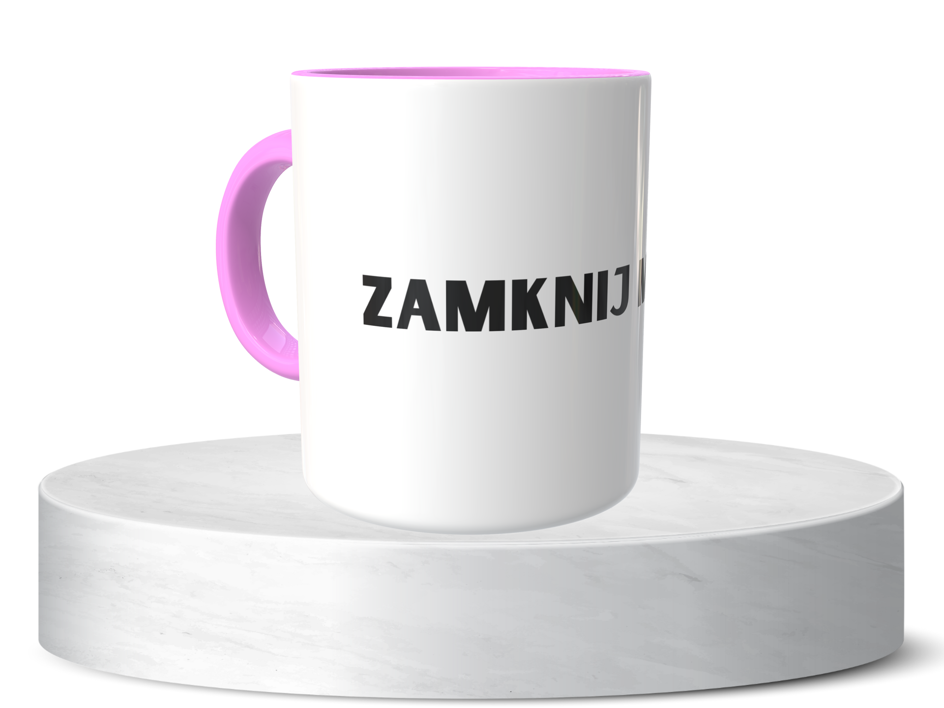 Śmieszny Kubek Niegrzeczne - Zamknij mordę