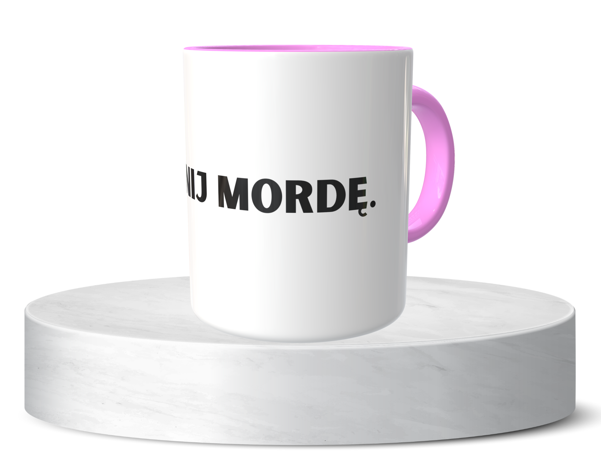 Śmieszny Kubek Niegrzeczne - Zamknij mordę