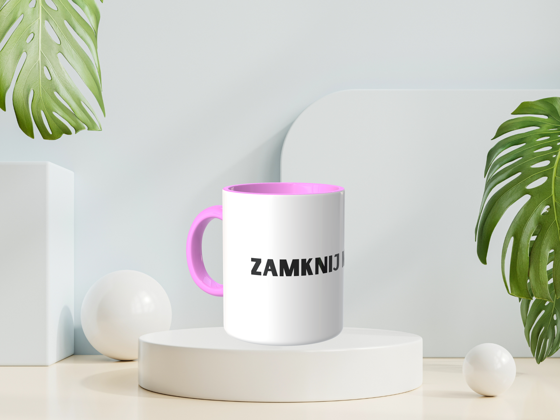 Śmieszny Kubek Niegrzeczne - Zamknij mordę