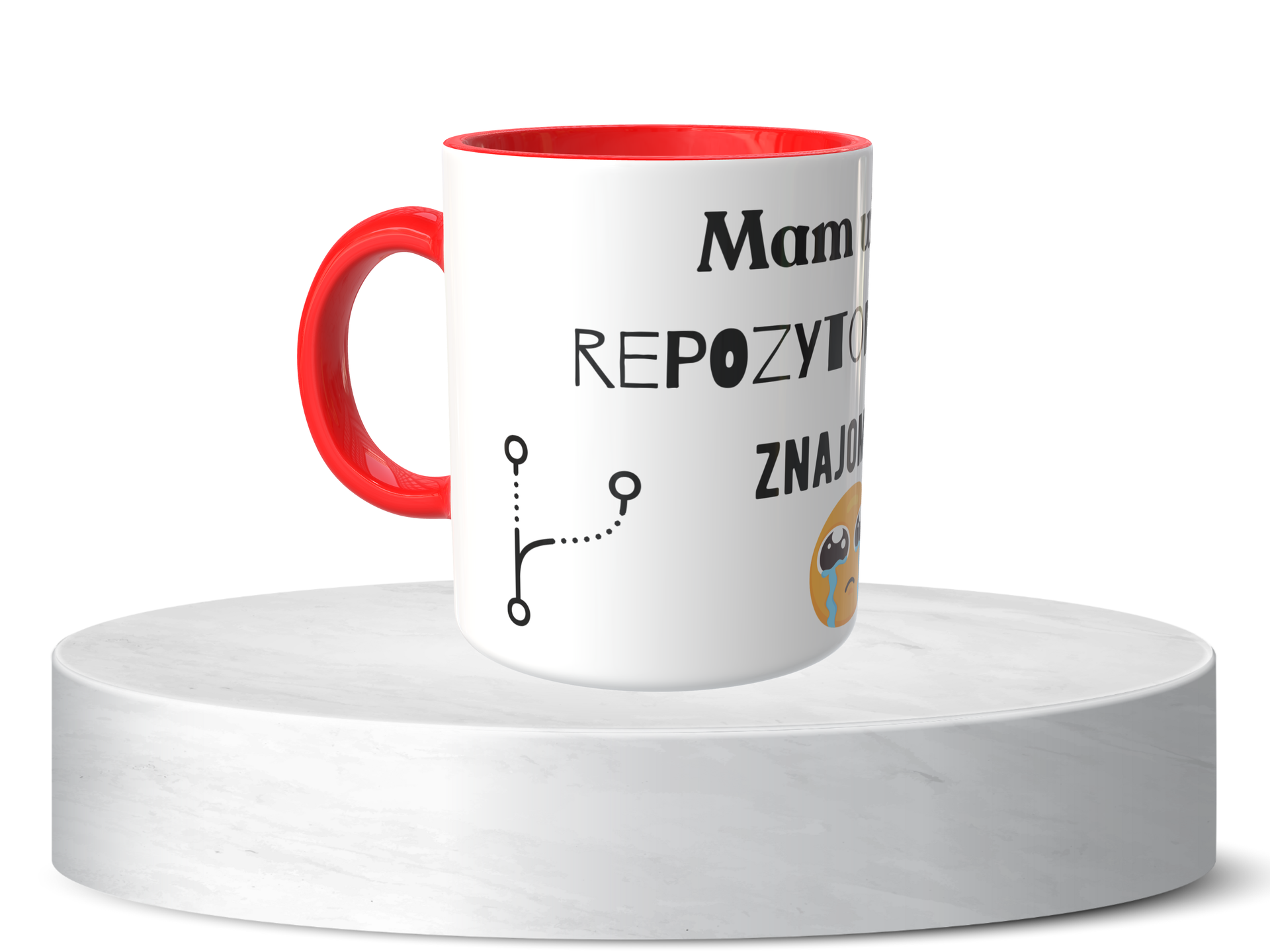 Śmieszny Kubek Niesklasyfikowane - Mam więcej repozytoriów niż znajomych 2