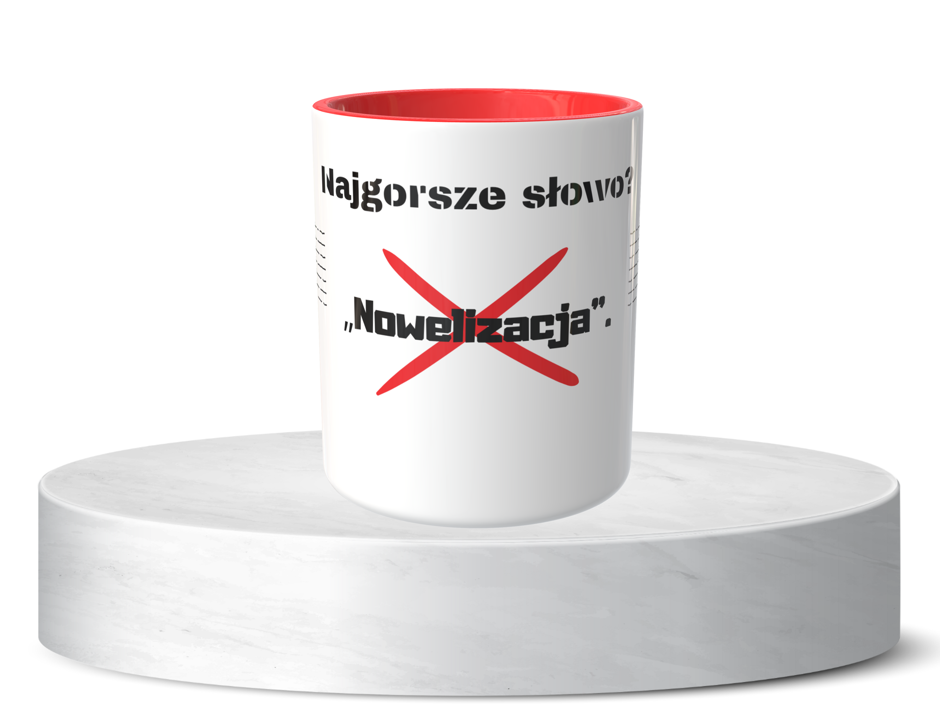 Śmieszny Kubek Niesklasyfikowane - Najgorsze słowo Nowelizacja 2