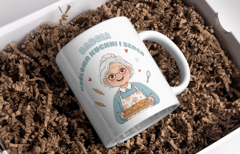 Świąteczny Kubek na Święta - Babcia - królowa kuchni i serca - obrazek 6