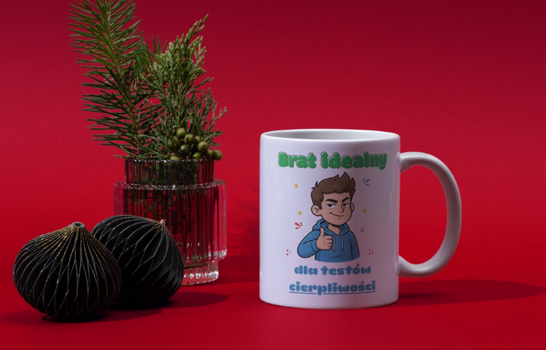 Świąteczny Kubek na Święta - Brat idealny - dla testów cierpliwości - obrazek 4