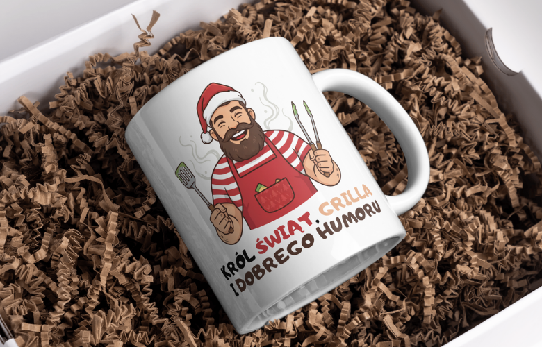 Świąteczny Kubek na Święta - Król Świąt, grilla i dobrego humoru - obrazek 6