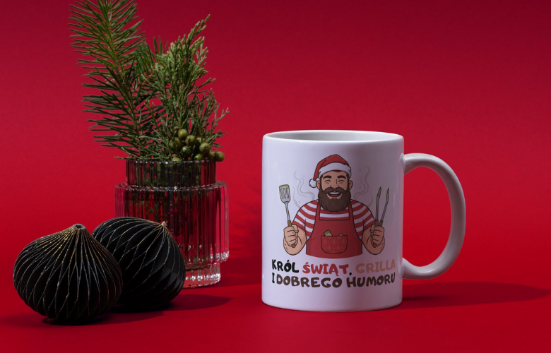 Świąteczny Kubek na Święta - Król Świąt, grilla i dobrego humoru - obrazek 5