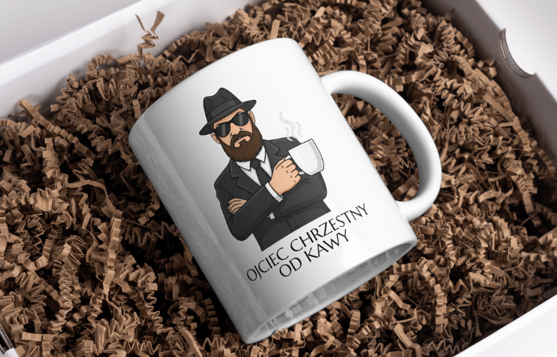 Świąteczny Kubek na Święta - Ojciec chrzestny od kawy - obrazek 4