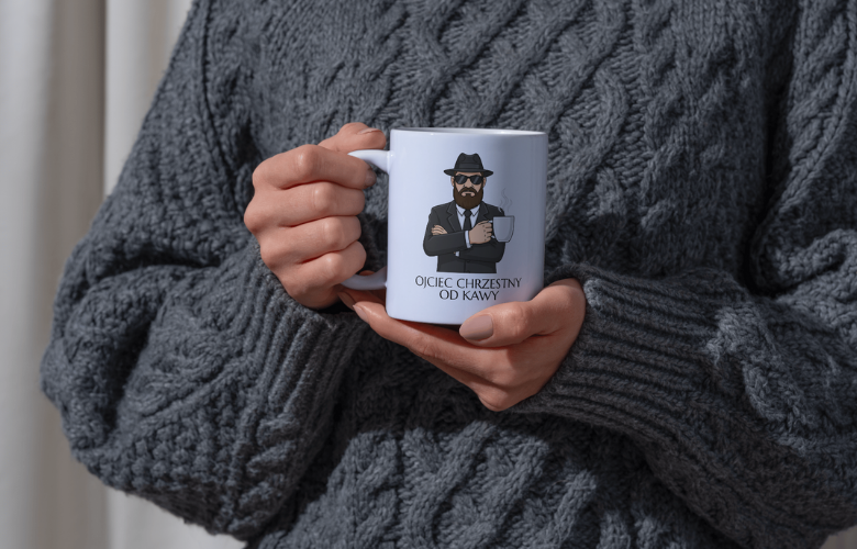 Świąteczny Kubek na Święta - Ojciec chrzestny od kawy - obrazek 5