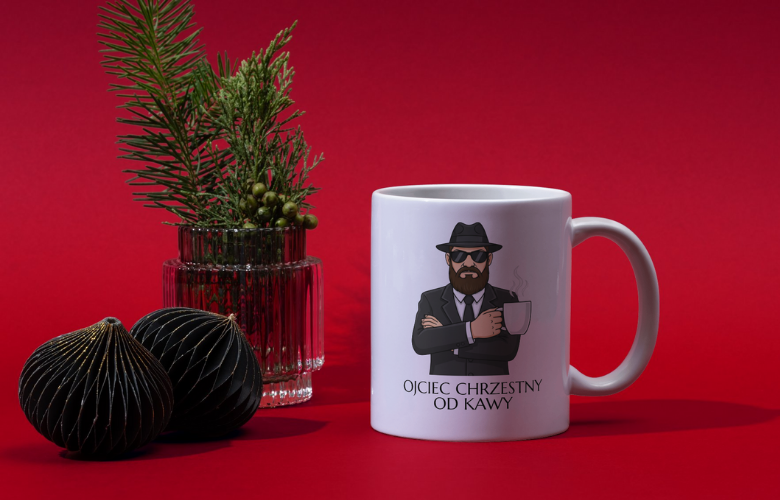Świąteczny Kubek na Święta - Ojciec chrzestny od kawy - obrazek 6