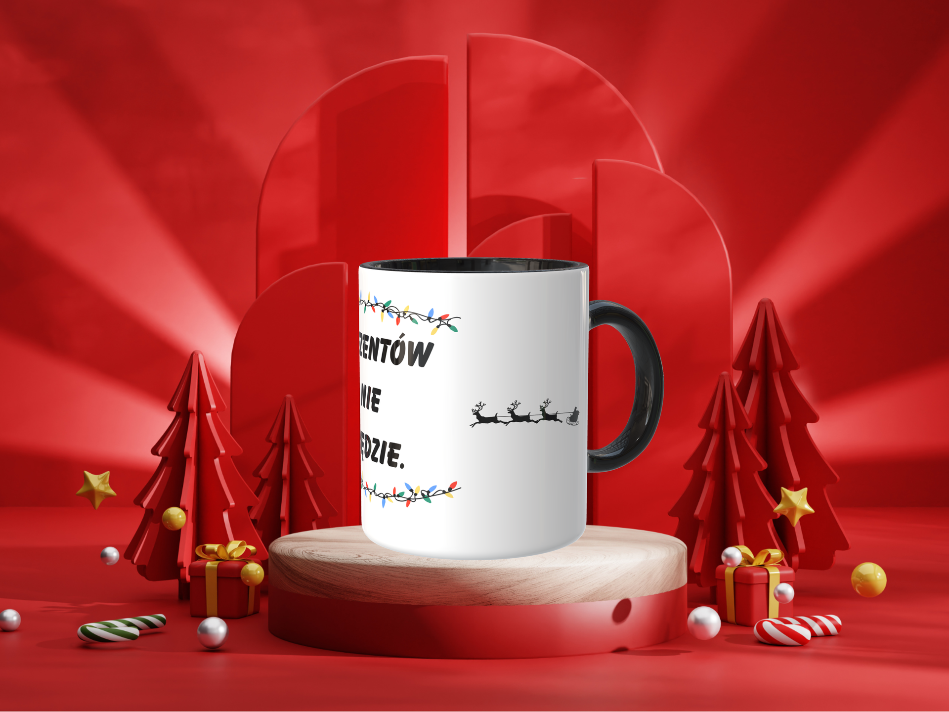 Świąteczny Kubek na Święta - Prezentów nie będzie - obrazek 3