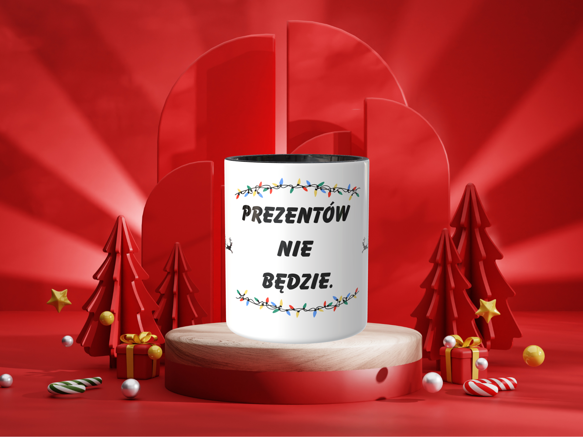 Świąteczny Kubek na Święta - Prezentów nie będzie - obrazek 2