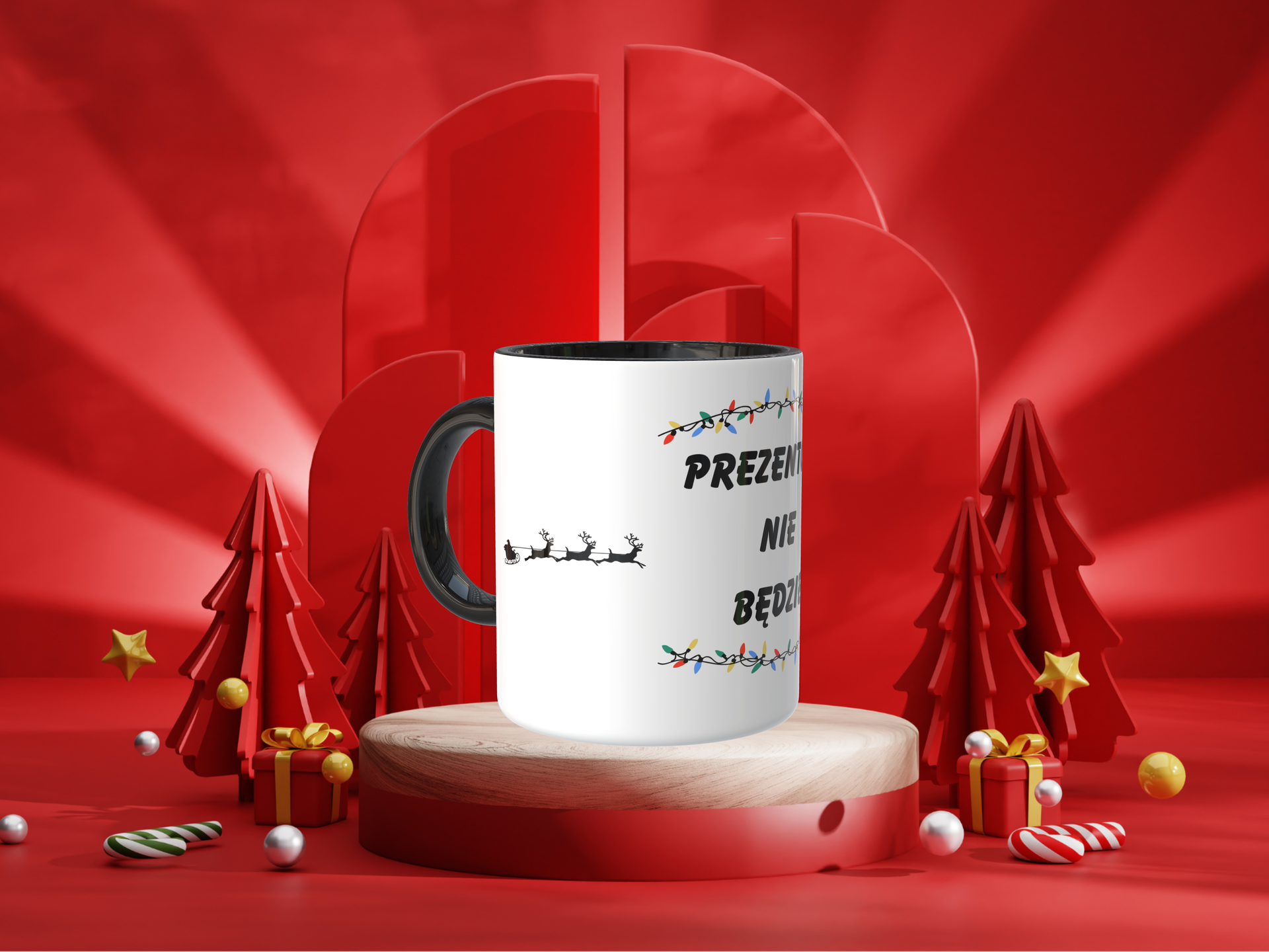 Świąteczny Kubek na Święta - Prezentów nie będzie - obrazek 4