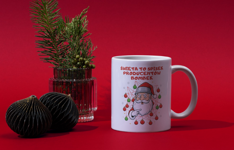 Świąteczny Kubek na Święta - Święta to spisek producentów bombek - obrazek 6